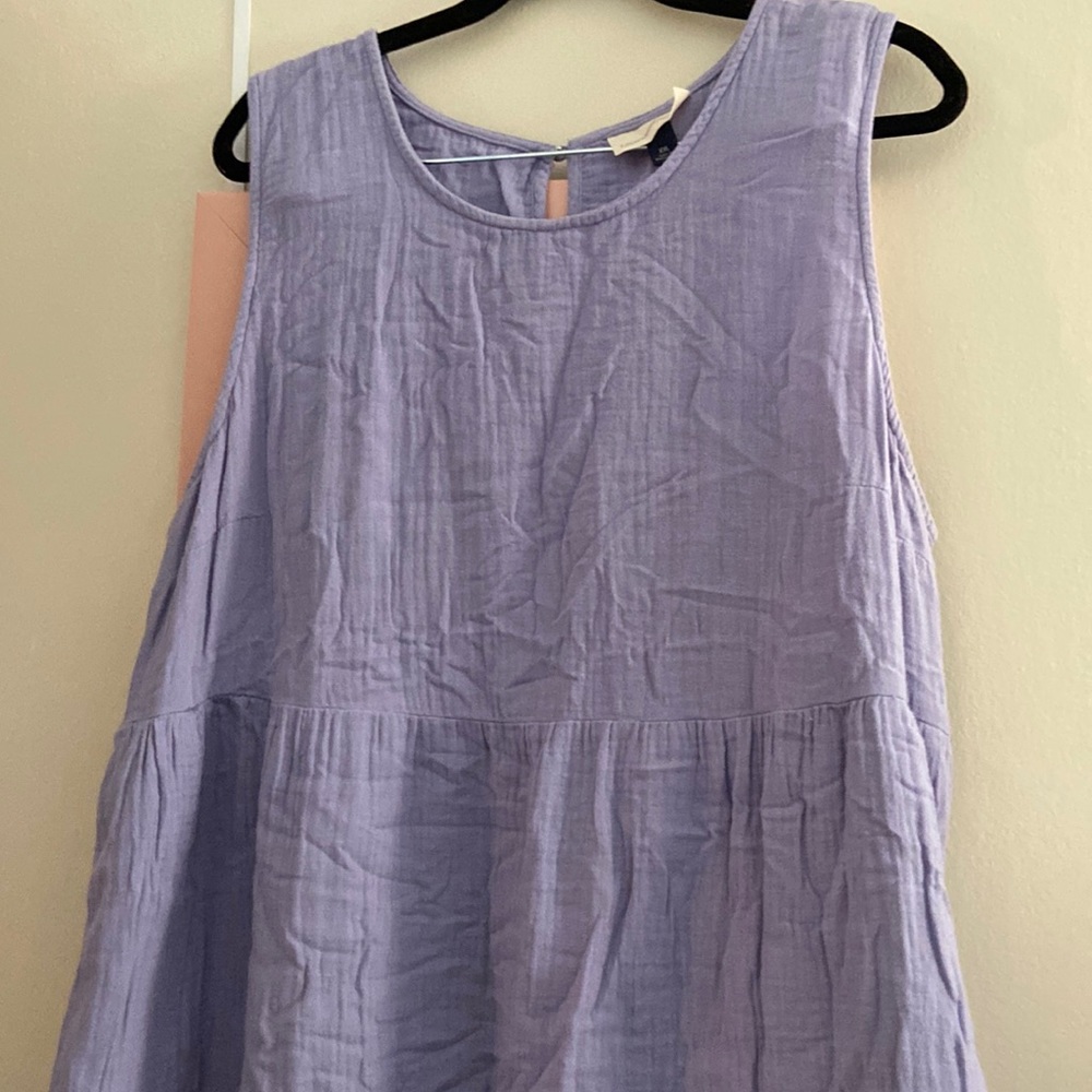 Purple Sundress with Pockets